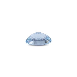 Piedra Preciosa Suelta de Aguamarina Natural de 4.34 Quilates, Diamante Facetado con Color Azul y Verde, Corte Ovalado Tipo Cojín, Pulido, Tamaño 10 mm - Product Image 2