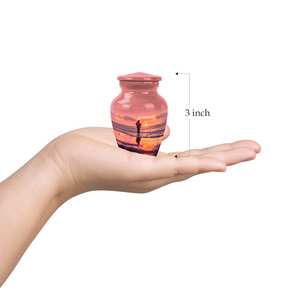 Urne de pêche pour cendres humaines pêcheur plage pêche petite urne personnalisée pêcheur conteneur océan cendres urne - Product Image 4