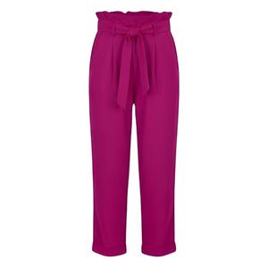 Pantalones de Trabajo Casuales de Negocios para Mujer, Cierre con Cordón, Transpirables, de Secado Rápido, de Lona Lisa, 100% Algodón, Cintura Media - Product Image 1