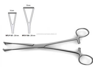 Pinzas Hemostáticas Duval Locking Kelly, Manuales, de Acero Inoxidable, para Agarrar Tejidos Quirúrgicos, con Mandíbula Atraumática, 200 mm, Kit de Cirugía General - Product Image 6
