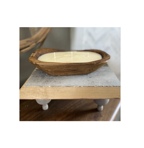 Cuencos de masa de madera más exigentes Cuencos de masa para hacer velas Vela de soja Decoración de cuencos de velas de madera - Product Image 2