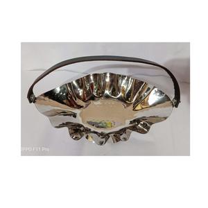 Plateau de service décoré d'hôtel avec forme ovale pour plateau de table avec revêtement en émail rose de taille personnalisée pour la nourriture - Product Image 2