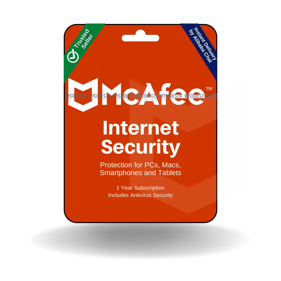 McAfee Internet Security 10 Devices 1 Year Key Global - Antivirus Software Subscription - McAfee Internet Security License