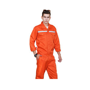 Overol de Alta Visibilidad Resistente a las Llamas, de Algodón/Nomex, para la Industria del Petróleo y Gas, Ropa de Trabajo de Seguridad Reflectante para Trabajadores de la Construcción, Antiestática - Product Image 3