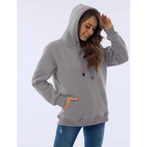 2025 personnalisé goutte épaule femmes sweats à capuche tricoté Streetwear personnalisé imprimé Streetwear sweats à capuche pour femme et sweat - Product Image 5
