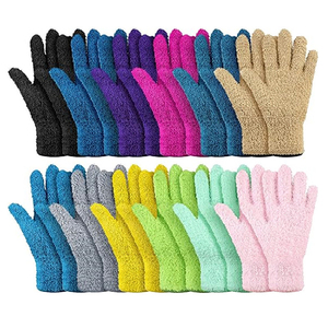 Nettoyage ménager doux coloré avec gants de dépoussiérage en <span class=keywords><strong>microfibre</strong></span> au poignet à tricoter serré pour voiture de cuisine à domicile - Product Image 1
