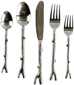 Juego de cubiertos portugueses de acero inoxidable comercial, los mejores cubiertos de metal de diseño único con embalaje de caja de regalo - Product Image 1