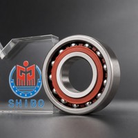 Rodamiento de Bolas de Contacto Angular Híbrido de Cerámica 7910 P4 de Precisión, Tipo Abierto, para Husillo CNC