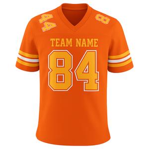 Popular deportes moda fútbol americano Jersey manga corta 3D rayas hecho a medida propio nombre del equipo número transferencia de calor más tamaño - Product Image 5