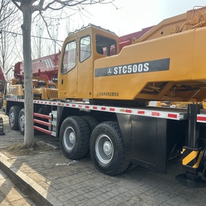 Grue hydraulique de camion de 50 tonnes d'occasion STC500S STC500T STC500C à haut rendement - Product Image 4
