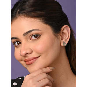 NOVAMART Fine 925 Sterling Silver Verde <b>Crystal</b> <b>Earrings</b> Wholesale Export - Product Image 5