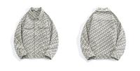 Veste en jean à fleurs style rétro, tendance nationale, personnalité, couple, jacquard, élégante, homme, streetwear, vente en gros OEM