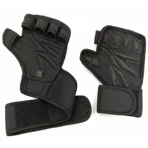 Nouveaux gants de sport d'été en polyester à demi-doigts pour la musculation, avec sangle de poignet réglable, antidérapants, pour usage extérieur - Product Image 3