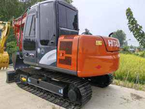 Excavadora usada, buena calidad, precio bajo, excavadora Hitachi ZX70 en buenas condiciones para la venta - Product Image 4