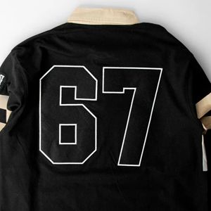 Howard University Custom Unisex HBCU Sudadera Cuello bordado Camisa de rugby para invierno Patrón sólido Ropa - Product Image 4