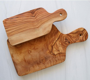 Planche à découper élégante en bois de neem avec surface antimicrobienne, bords polis et poignée de transport pour une utilisation en cuisine propre et hygiénique - Product Image 3