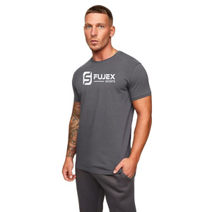 Camiseta extragrande de verano para hombre 95% algodón de bambú 5% Spandex Impresión digital a granel Sin comentarios - Product Image 2