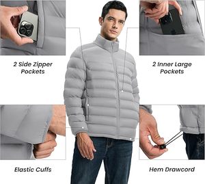 Trending Custom Puffer <b>Jacket</b> Wholesale 2025 Insulated Waterproof Lightweight Winter Outerwear OEM <b>Jackets</b> Supplier - Product Image 6
