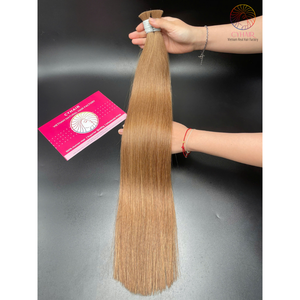 Trama de pelo vietnamita crudo sedoso liso recto #10 Color cutícula alineada precio de fábrica corte de pelo crudo liso Natural 100% - Product Image 1