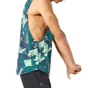 Débardeur de sublimation léger pour homme, tissu respirant, vêtements de sport de fitness, prix de gros, débardeur de sublimation - Product Image 2