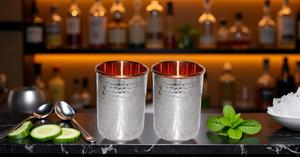 Tasse en métal de bière de cuivre d'acier inoxydable argenté de haute qualité pour des tasses de Julep de menthe de barre en gros - Product Image 6