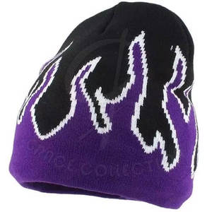 Bonnet d'hiver chaud de haute qualité Bonnets tricotés Logo de broderie personnalisé Design uni avec impression par sublimation Prix - Product Image 4
