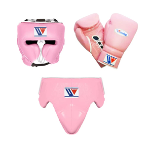 Ensemble de boxe en cuir véritable, ensemble de sparring de boxe - Cuir véritable de haute qualité, protecteur et respirant, ensemble avec logo personnalisé - Product Image 1