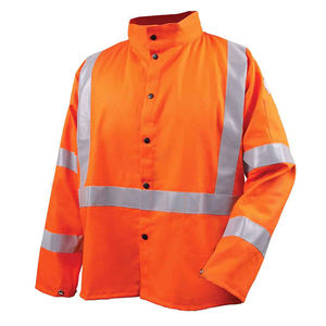 Hi Vis เสื้อแจ็กเก็ตแบบมีซิปสะท้อนแสง,เสื้อแจ็กเก็ตการจราจรแบบหลายกระเป๋าพิมพ์โลโก้แบบกำหนดเองเสื้อผ้าสะท้อนแสง3M - Product Image 3