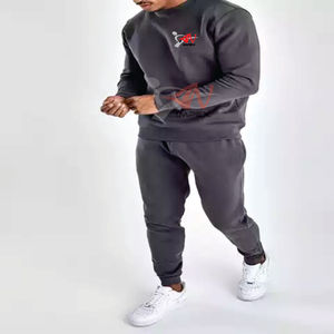 คุณภาพสูงที่กําหนดเองการพิมพ์โลโก้ผู้ชายเสื้อสวมหัววัสดุที่กําหนดเองยืดหยุ่นผู้ชายชุดเหงื่อ - Product Image 3