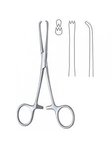 Pinzas de tejido quirúrgico de acero inoxidable Chaput, juego de instrumentos de abrazadera de agarre de 2x3 dientes, ortopédico certificado CE de alta calidad - Product Image 2