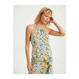 Blusa de viscosa con estampado floral para mujer BGN-Turquía - Product Image 4