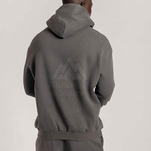 Ropa de calle Venta al por mayor Hecho Hombres Sudadera con capucha y pantalones cortos Conjunto Logotipo personalizado Hombres Sudadera con capucha y pantalones cortos Conjunto - Product Image 6