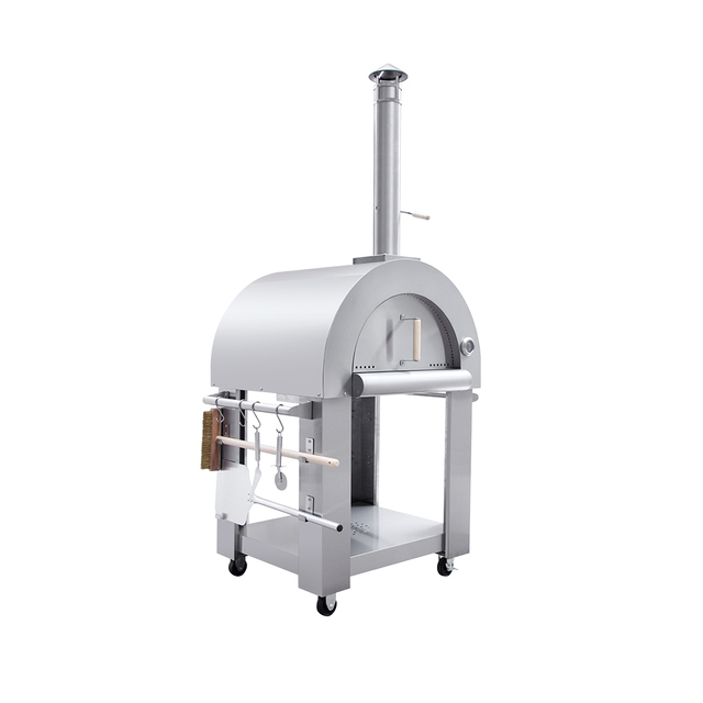 Hyxion Outdoor Camping Barbecue Essential Pizza Oven Bakes 3 Pizzas at the Same Time