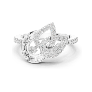 Bague en diamant de laboratoire de 0,388 carats pour femmes, clarté VVS-VS EF, or 18 carats, 14 carats, 10 carats et argent 925, or rose, or jaune, or blanc - Product Image 3
