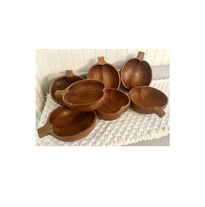 Cuenco de madera hecho a mano de primera calidad con superficie pulida de forma profunda Ideal para sopa de frutas y aperitivos para la venta de exportación - Product Image 1