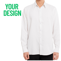 Chemise décontractée personnalisée pour homme, anti-plis, imprimée, en polyester/coton, fabriquée au Vietnam, prix compétitif, services de traitement de vêtements