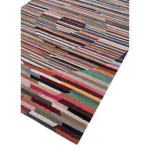 Alfombras Acar Hechas a Mano con Técnica de Tufting Multimanual de Lana y Viscosa, Rectangulares a Rayas para Sala de Estar, Dormitorio, Pasillo -Leq-45(Md) - Product Image 2