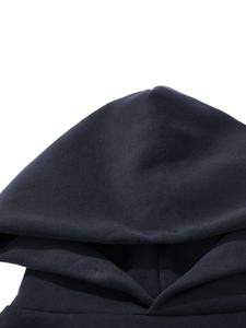 Prix d'usine, sweat-shirts à capuche pour hommes personnalisés, hiver, 100% coton, polaire, 330 g/m², épaules tombantes, surdimensionné, séchage rapide, écologique - Product Image 6