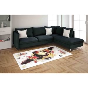 Alfombra estampada con diseño de Iron Man de Marvel, lavable a máquina, gruesa, antideslizante, suave y no tejida. - Product Image 3