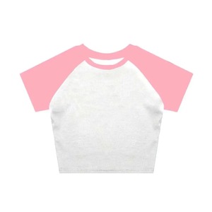 T-shirt à manches courtes 100% coton pour enfants de haute qualité T-shirts courts haut en coton uni haut court surdimensionné pour enfants - Product Image 3