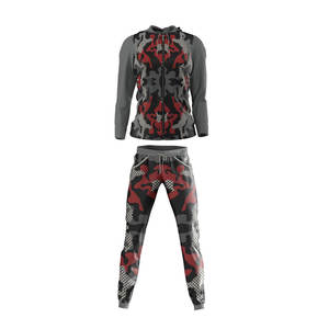 Ensemble de survêtement pour homme avec fermeture éclair, nouveau design 2025, dernière mode, vêtements de jogging d'entraînement, respirant, survêtement uni, taille XXL - Product Image 1