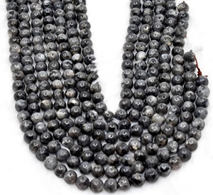 Huge Demand Attractive Natural Loose Beads Wholesale Black <b>Labradorite</b> a 8mm Round Gemstone Beads Anshul Impex - Product Image 6