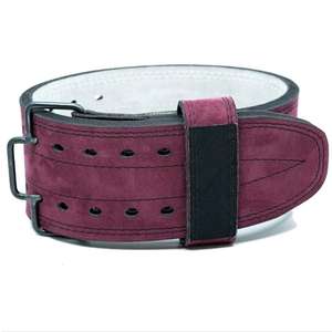 Cinturón de Peso para Gimnasio de Cuero Genuino al por Mayor para Adultos con Hebilla de Gancho Resistente, Transpirable, con Palanca de Seguridad para Fitness - Product Image 4