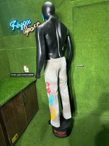 Pantalon de jogging décontracté 100% coton polaire pour hommes personnalisé de haute qualité pantalon pour hommes ceinture élastique teint au soleil pantalon de survêtement empilé pour hommes - Product Image 5