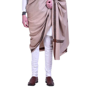 Chal de Invierno para Hombre de Primera Calidad, a Rayas, Ligero, Colección de Diseñador, Clásico, Liso, de Lana, para Hombre, Dhusa - Product Image 3