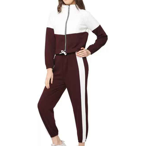 Conjunto de chándal de jogging ajustado para mujer con logotipo personalizado Sudadera con capucha Chándales personalizados - Product Image 6