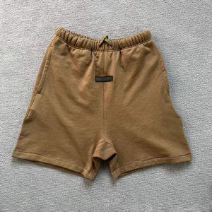 กางเกงขาสั้นผู้ชายเป็นมิตรกับสิ่งแวดล้อม100% ผ้าฝ้ายออร์แกนิคสไตล์ฝรั่งเศสเทอร์รี่ลำลองทรงหลวมเหมาะสำหรับกิจกรรมทางถนนและกีฬา - Product Image 4