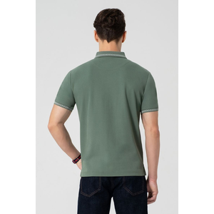 Active Wear Golf Polos para hombres Material elástico y transpirable Logotipo personalizado + Tamaño Ropa de golf para deportes de Vietnam - Product Image 3