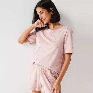 Conjunto de Camiseta Casual de Verano para Mujer, 2 Piezas, Transpirable, Hasta la Rodilla, Tejido de Punto, Estampado de Motociclista, Logotipo Personalizado para Uso Diario - Product Image 5