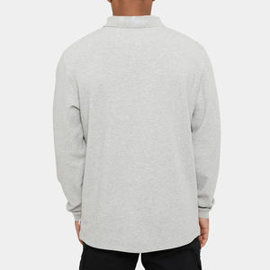 Venta al por mayor nuevo verano hombres de manga corta de algodón de Golf para POLO camisas rayas Color Patchwork diseño bordado técnica Plus - Product Image 2